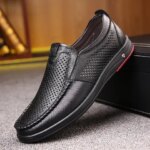 XIHAHA Men Loafers Moccasins Soft Leather Breathable Slip on Driving Shoe Sneaker Fashion Brand Genuine Leather Men Casual Shoes (New)