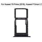 Dual SIM Card Tray Huawei P Smart Z / Y9 Prime (2019) SIM1 + SIM2 / Micro SD Card Tray Replacement Part Bangladesh (New)