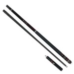 YFEN M2-S 1/2-pc Carbon Fiber Graphite Nine-ball Billiard Pool Cue Stick with Leather grip and Mini Butt. Extension (New)