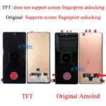 Amoled TFT 678 Inch Itel S25 Ultra S686LN LCD Display Touch Screen Digitizer Assembly Replacement  With Frame (New)