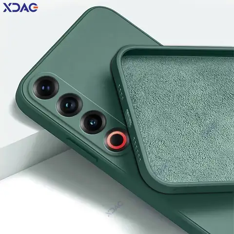 S543f881e45bf404192b100e25662c048l_480x480q75 Luxury Square Liquid Silicone Cover Case Meizu 21 Pro 21Pro 5G 360 Protective Soft Phone Armor Meizu21Pro Waterproof Shell (New) - Image 1