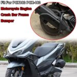 Fit For HONDA PCX160 PCX-160 Motorcycle Engine Crash Bar Fairing Bumper Rear Shelf Tail Box Rack Exhaust Pipe Bar Protector Bars (New)