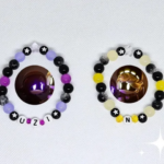 N and Uzi Matching Bracelets | Murder Drones |aesthetic alternative emo scene for a gift handmade bracelet y2k 00s (New)