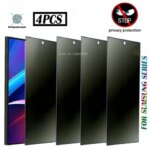 4pcs Privacy Tempered Glass Suitable Galaxy S25 S24 S23 S22 S21 S20 UltraSuitable Galaxy A Series S Series F Series (New)