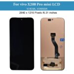 6.31" AMOLED For vivo X200 Pro mini LCD Display V2419A V2405DA Touch Screen Digitizer Assembly For vivo X200Pro mini LCD Replace (New)