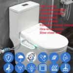 WETIPS Smart WC Seat Electric Bidet for Toilet Seat Lunette Toilette Japonaises Retrete Inteligente Japanese Smart Toilet Lid (New)