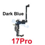 1pcs Charging Port Flex Cable iPhone 17 Pro Max 17PM 17Pro USB Charger Dock Connector With Microphone Ribbon Repair Parts (New)