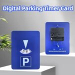 Car Parking Disc Timer Plastic Disc Parking Time Tool Portable Parking Lot Clock Arrival Time Display Timer Clock (New)
