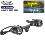 2026 ADV 350 LED Daytime Running Light Auxiliary Fog Light For Honda ADV350 350ADV 23-2025 Motorcycle Spotlight Front Spot Lamp (New)