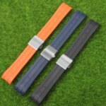 22mm 23mm Rubber Strap Diving Waterproof Silicone Watchband Men Bracelet Watch Band for Citizen Mido Tissot Seastar T120.407 (New)