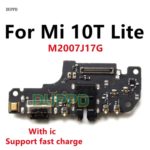 S567875cecf9b46d283829b513f0b3b87f_480x480q75 Xiaomi Mi 10T Lite 5G 10TLite Dock Connector USB Charger Charging Port Mainboard Main Mother Board Flex Cable 33W (New) - Image 1