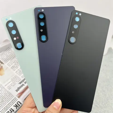 S56c2145e36bb4729b6ecaec82a87016cc_480x480q75 Original Back Glass Replacement Sony Xperia 1 IV XQCT62-B Battery Cover Rear Door Housing Panel Case With Camera Lens Parts (New) - Image 1