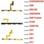 Power Volume Side Button Flex Cable Motorola Moto G10 G20 G30 G40 G50 G60 G60S G31 G41 G51 G71 G100 G200 5G Repair Parts Bangladesh (New)