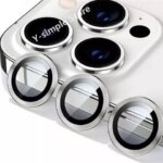 3 2 1PCS Metal Camera Lens Protector Xiaomi POCO M7 Pro 5G Camera Glass 3D Snap-On Anti-Scratch Lens Film (New)