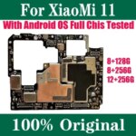 Global Version Original Motherboard For Xiaomi Mi 11 Unlocked Mainboard 128gb 256gb Circuit Logic Board Plate Good Working (New)