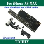 High Quality Main Logic Board Replacement iPhone XS Max Sing Duanl SIM 64 256 512G With Face ID Mainboard System Update (New)