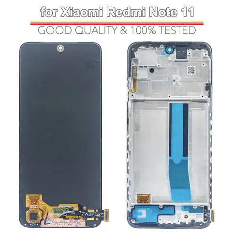 S580bbc4f6214495a8a5680a5b27ed3477_480x480q75 LCD Xiaomi Redmi Note 11 4G 2201117TG LCD Display Touch Screen Digitizer Replacement Redmi Note 11 2201117TY 2201117TG (New) - Image 1