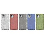 Shockproof Case Nothing Phone 2 Cover Nothing Phone 2 Capas Transparent Bumper Honeycomb Clear Fundas Nothing Phone 2 (2) (New)