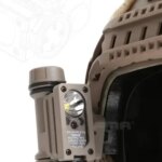 FMA Tactical Compact II IR LED Headlamp Portable Outdoor Signal Light / Helmet Rail Shroud Mount (New)