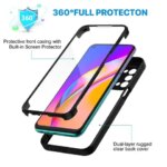 360 Degree Phone Case OPPO A74 5G A94 A93 A96 A76 A54S A53 A16 A15 A55 A72 Reno5 Lite A5 A9 2020 Transparent Cover Protector (New)