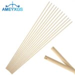 80cm Wood Arrow Shafts Archery Bow DIY Tools Dimater 8mm-8.5mm Wooden Arrow Shafts for Outdoor Hunting Shooting Accessories (New)