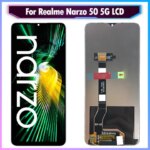 66 High Quality Realme Narzo 50 5G LCD RMX3572 RMX3571 Display Touch Screen Digitizer Assembly Replacement Repair (New)