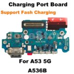 Charging Port Board Samsung A73 A53 A33 A23 A13 A03 4G 5G A03S Microphone Module Fast Charge Connector USB Dock Flex Cable (New)