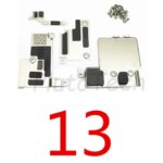 2Set Mainboard Inner Metal Screws iPhone 16 15 13 12 11 Pro Max 14 Plus Mini Bracket Holder Clip LCD Battery Cover Plate (New)