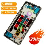 Replacement AMOLED Display Oppo Reno8 T 5G Reno 8T CPH2505 120Hz Touch Screen Digitizer with Frame Assembly New OEM Tested (New)