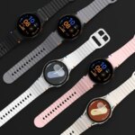 Official Silicone Strap For Samsung Galaxy Watch 7/FE/6/5/4 44mm 40mm 5 Pro Wave Bracelet Galaxy Watch 6 Classic 47mm 43mm Band (New)