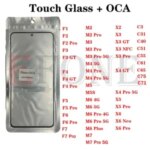 Poco X3 X4 X5 X6 F2 F3 F4 F5 F6 F7 M3 M4 M5 M6 M7 C40 C51 C55 C61 C65 C71 C75 GT Pro Touch Screen Out Front Glass Panel OCA Bangladesh (New)