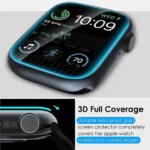 Full Curved Screen Protector Apple Watch Ultra 3 49MM Not Glass Protective Iwatch Series 10 11 9 8 7 6 5 SE 46MM 41 45MM (New)