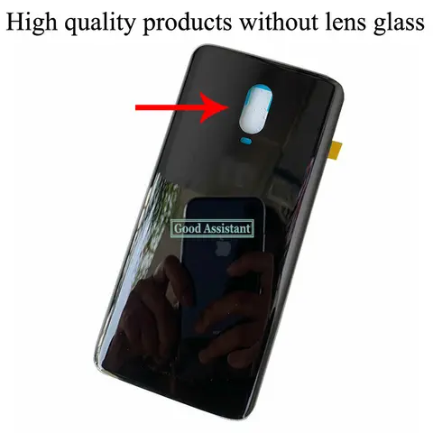 S5922484fe7294e19a510a0c299a129f3l_480x480q75 6.4 Inch Black/Transparent For OnePlus 6T 1+ 6t A6010 A6013 Back Battery Cover Door Housing case Rear Glass parts (New) - Image 1