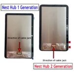 Tablet LCD Google Home Nest Hub Max LCD Display Touch Screen Digitizer Assembly Google Home Nest Hub 1 Generation  2 Ge (New)