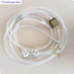 Endoscope Pressurizer Irrigation Pump Silicone Membrane Tubes Accessories Flushing Pipe Hose Quick Connector Metal Needle (New)