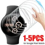1-5Pcs Watch Protective Hydrogel Film Google Pixel Watch 3 45mm 41mm Anti-scratch TPU Screen Protectors Pixel Watch 2 1 (New)
