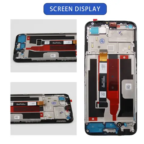 S59d04239fb314c0bb4caa65508f09df4j_480x480q75 65'' Realme 8 5G RMX3241 LCD Display Touch Screen Digitizer Assembly Realme8 5G LCD Screen With Frame Replacement (New) - Image 1