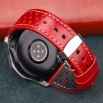 Genuine Leather Watch Band Bracelet 20mm 22mm 24mm Cowhide Vintage Watchband Deployment Clasp For Samsung Galaxy Watch 3 4 Strap (New)