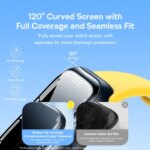 Tempered Glass Film Apple Watch 3 4 5 6 7 SE 8 9 38MM 40MM 41MM 42MM 44MM 45MM Screen Full-coverage Protective Film (New)