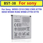 BST 38 Mobile Phone Battery Sony Ericsson W580 W580i w760 T650 X10 W980 W995 U20i C905c S500c C905 BST 38 930mAh Bangladesh (New)