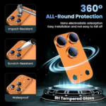 Metal Tempered Glass Camera Protector iPhone 17 Pro Max Lens Protection iPhone 17 Pro Air Phone Lens Cover Accessories (New)