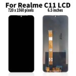 65 inch Realme C11 LCD RMX2185 Display Touch Screen Digitizer Panel Assembly Replacement OPPO Realme C11 LCD (New)