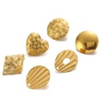 10pcs Stainless Steel Classic Braid Round Heart Earrings with Holes for DIY Jewelry Findings Handmade Women Earring Making (New)