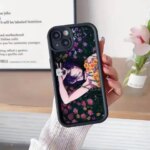 1pc Chainsaw Man The Movie Reze Arc Hot Movie Phone Case IPhone 17 16 15 14 13 Air Pro Max 11 12 Plus Black Silicone Cover (New)
