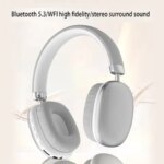 2025 NEW Bluetooth Headphones Wireless Headsets Stereo Earphones Bass Noise Reduction Mic For Iphone Laptop PC Sumsamg Phone (New)