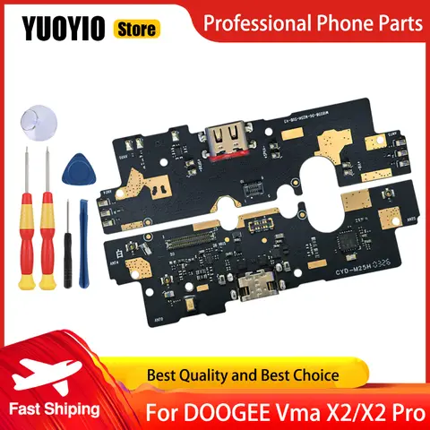 S5ba2ab4b51bd4da0bb9f8e3cf82e1acfx_480x480q75 Charging Board DOOGEE DK10 N20 Pro V Max Plus V Max Pro V Max LR V Max 2 Pro VMax Play S41 Pro T20 Ultra USB Port Board (New) - Image 1