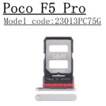Sim Card Tray Holder Xiaomi Poco F5 Pro PocoF5Pro SIM Card Slot Holder Socket Card Reader Adapter Replacement Repair Parts (New)