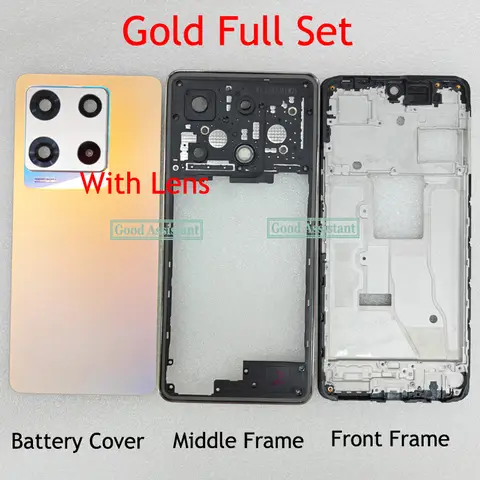 S5c35b9ee02fe431db84a760430b7b599q_480x480q75 Infinix Note 30 Pro X678B Middle Frame Front Frame Housing Door Battery Cover Back Cell Phone Accessories Replacement Parts (New) - Image 1
