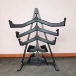 1 Set Fitness Pully Cable Machine Attachment T-Bar Biceps Blaster Handle Gym Lat Pull Down Rowing Machine Bar Grips Accessories (New)