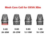 1 3 5PCS Xlim Cartridge Mesh Coil 04 06 08 12ohm Fit OXVA Xlim 1 2ProSESQGOPRO2 (New)
